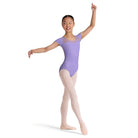 Bloch Girls Mei Floral Leotard Child 4-6 Lilac - DanceSupplies.com