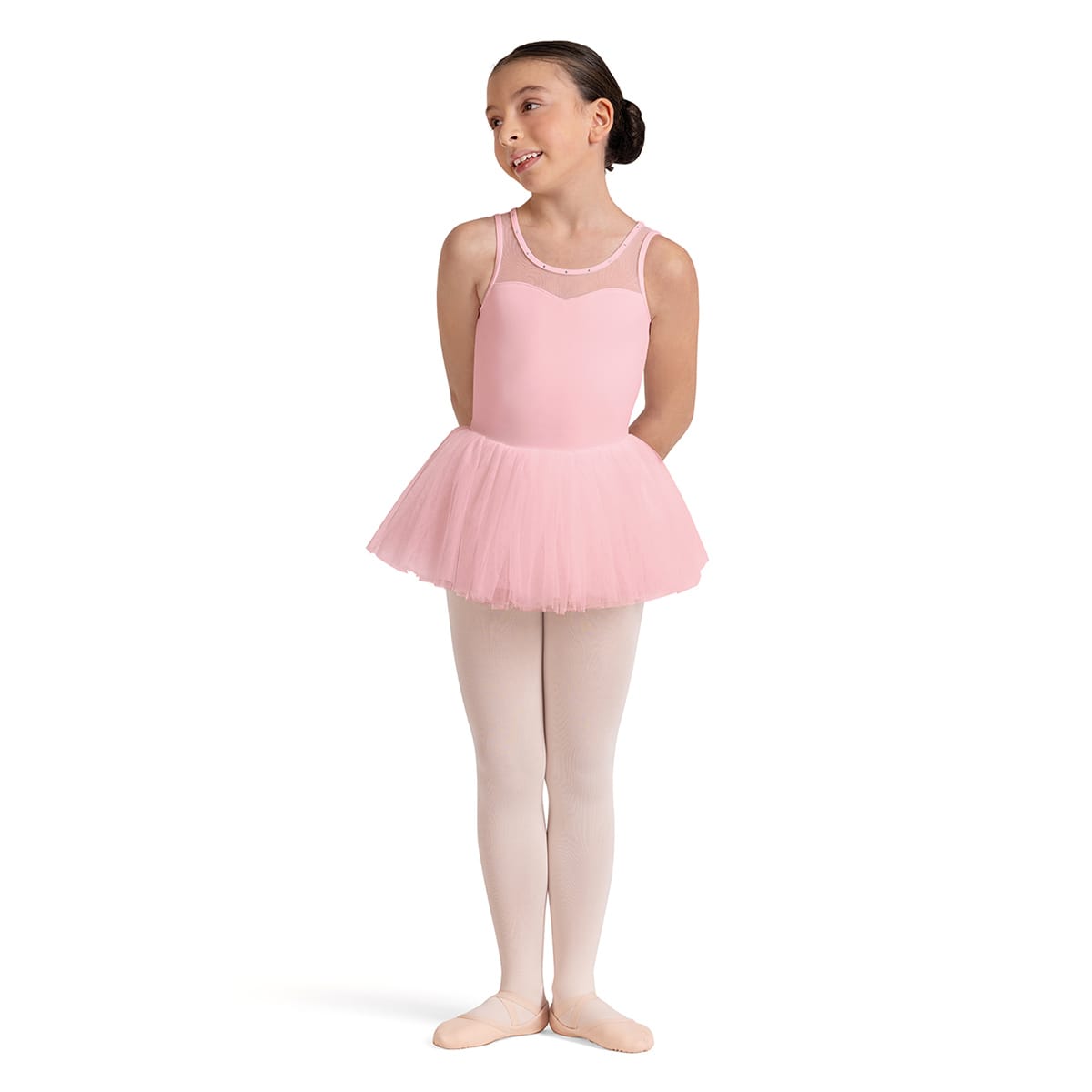 Bloch Girls Maria Floral Tutu Dress Child 2-4 Candy Pink - DanceSupplies.com