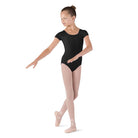 Bloch Girls Dujour Cap Sleeve Leotard Child 2-4 Black - DanceSupplies.com