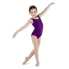 Bloch Girls Dynamic Tank Leotard Child 2-4 Aubergine - DanceSupplies.com