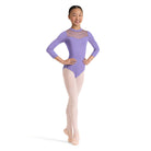 Bloch Girls Judy Floral Leotard Child 2-4 Lilac - DanceSupplies.com