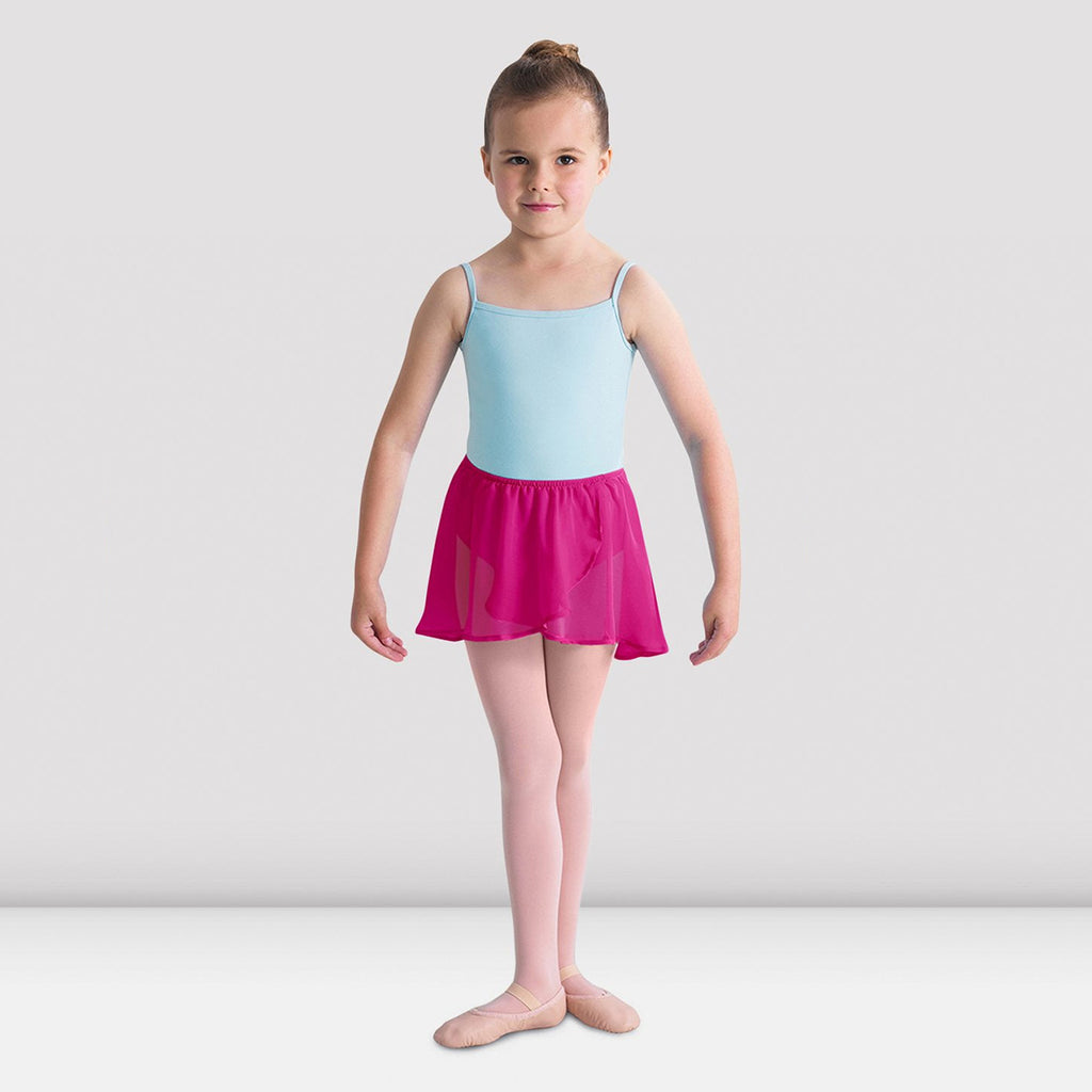 Bloch Girls Barre Ballet Skirt Child 4-6 Berry - DanceSupplies.com