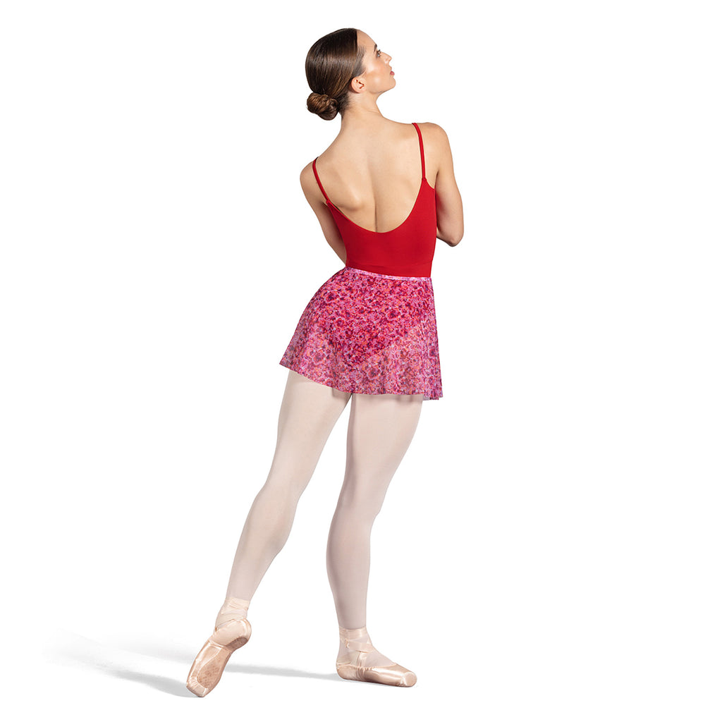 Bloch Adult Pull-On Mesh Floral Skirt   - DanceSupplies.com