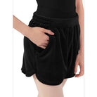 Bloch Ladies Debby Velvet Shorts - DanceSupplies.com