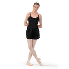 Bloch Ladies Debby Velvet Shorts Adult P Black - DanceSupplies.com