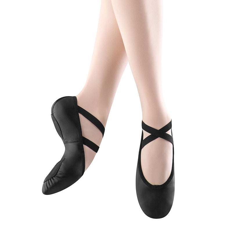 Bloch Prolite II Leather Ballet Slippers - Black Adult 2 B Black- DanceSupplies.com