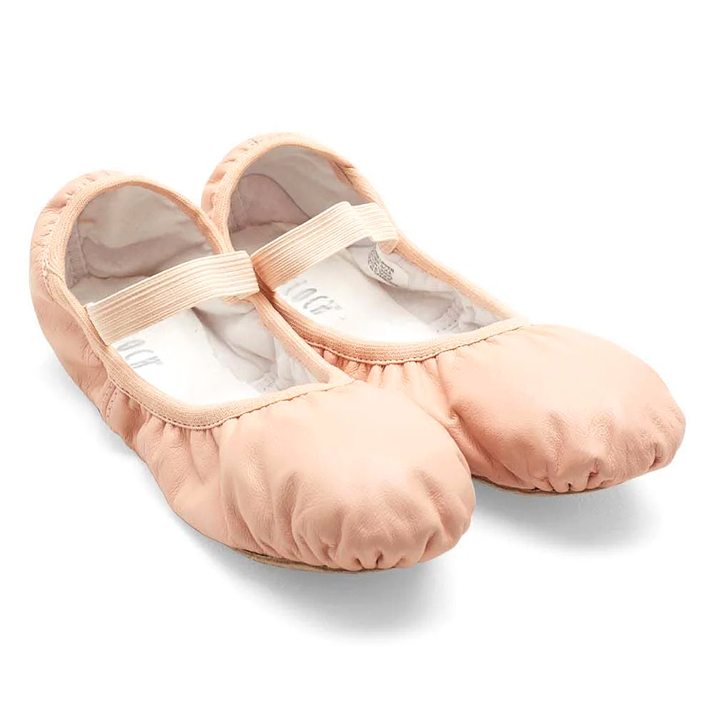 Bloch Giselle Adult Leather Ballet Slippers Adult 2 B Pink- DanceSupplies.com