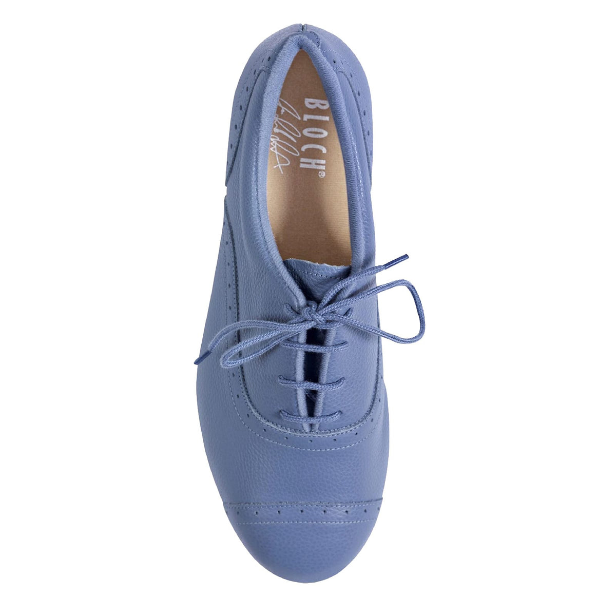 Bloch Jason Samuels Smith Ladies Pebble Leather Tap Shoes - Sky Blue - DanceSupplies.com