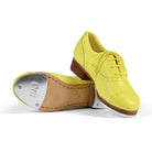 Bloch Jason Samuels Smith Ladies Pebble Leather Tap Shoes - Yellow Ladies 6.5 Yellow - DanceSupplies.com