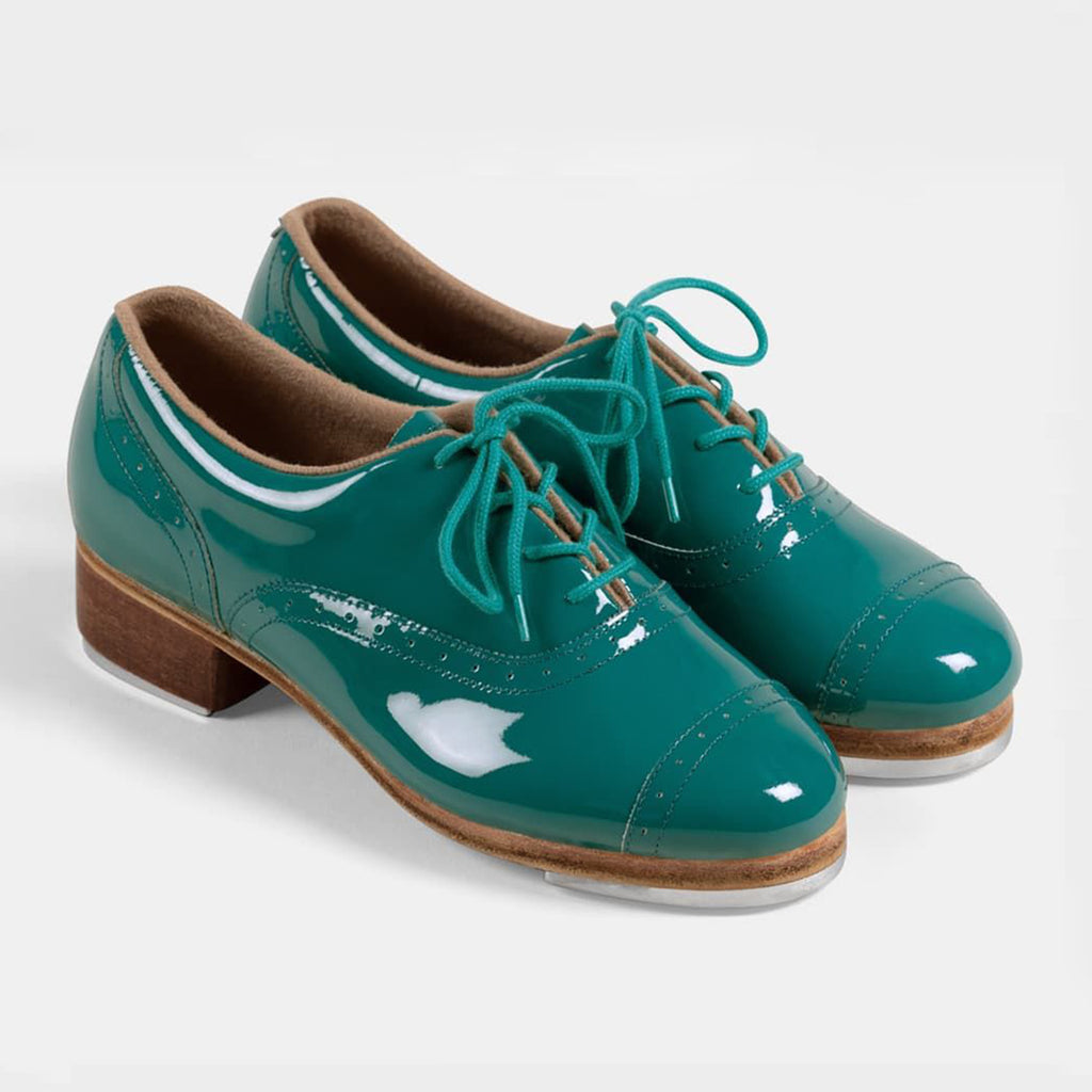 Bloch Jason Samuels Smith Ladies Patent Tap Shoes Ladies 6.5 Verdigris - DanceSupplies.com