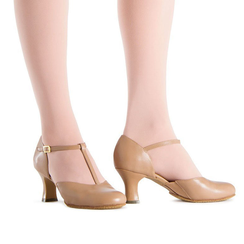 Bloch Splitflex Character Shoes - Tan Adult 5 Tan - DanceSupplies.com