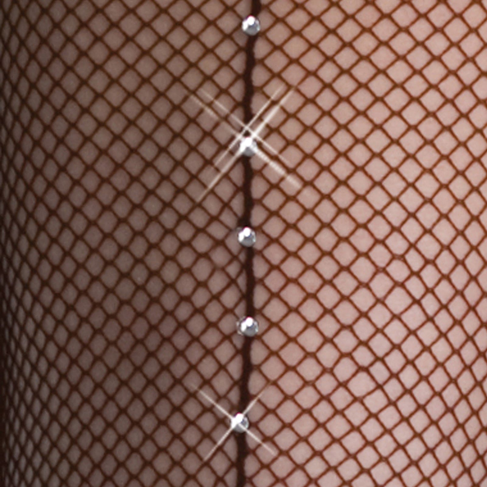 Body Wrappers Child Back Seam Fishnet Rhinestone Tights   - DanceSupplies.com