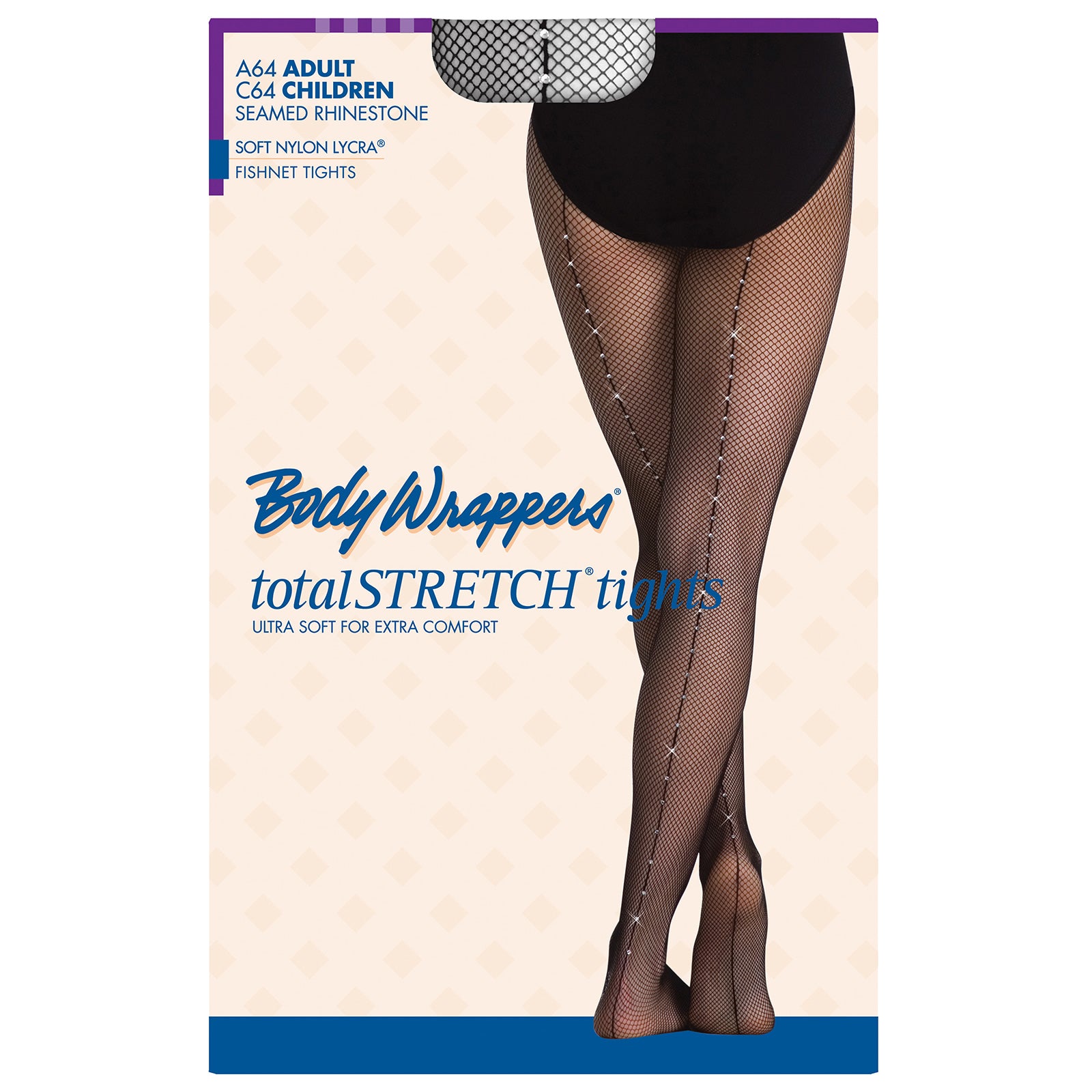 Body Wrappers Adult Back Seam Convertible Tights