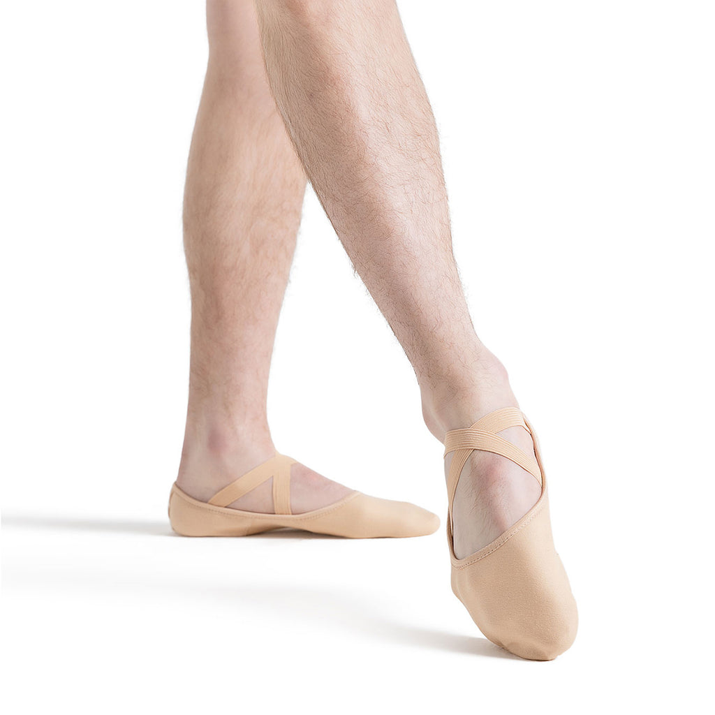 Capezio Adult Hanami Stretch Canvas Ballet Slippers - Nude   - DanceSupplies.com
