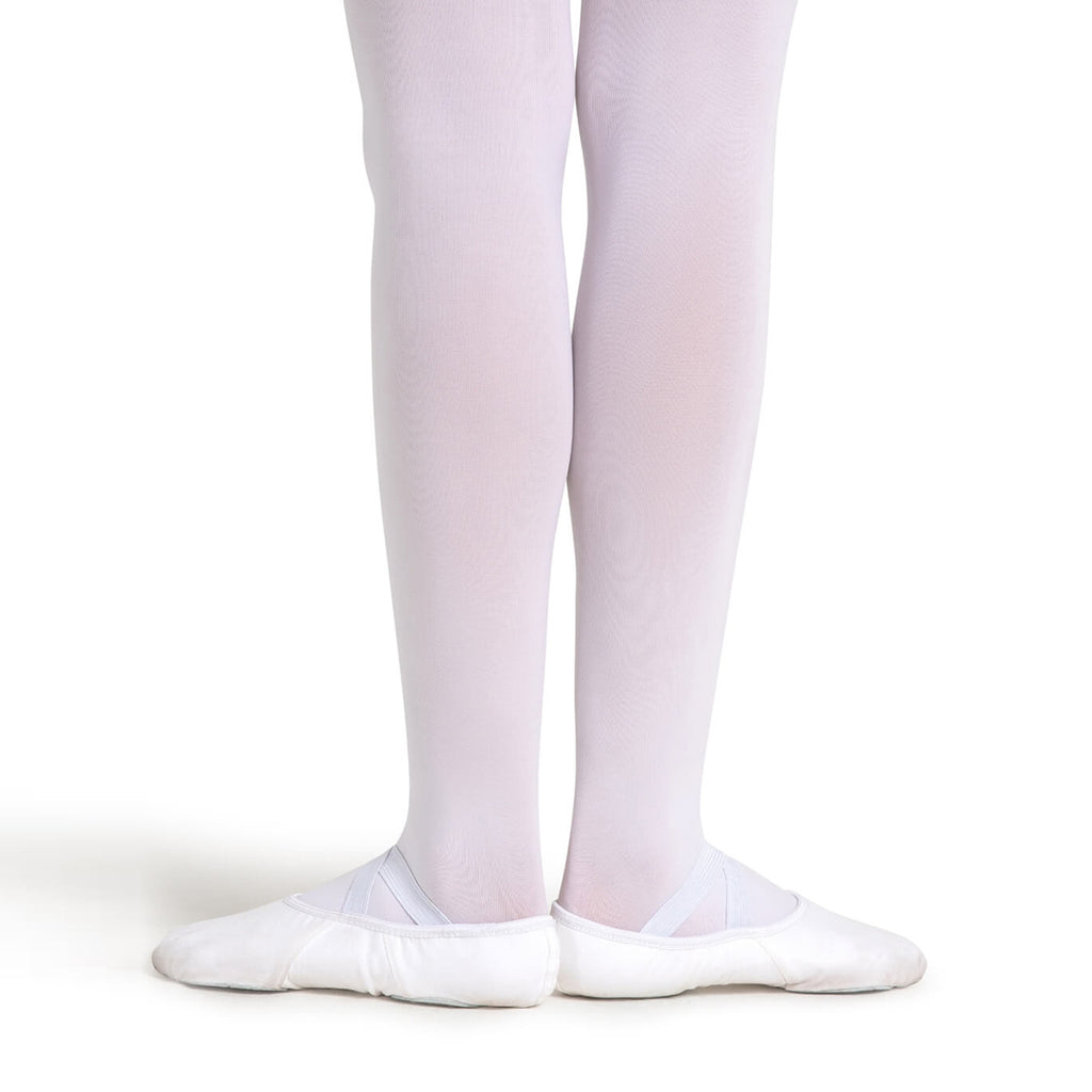 Capezio Adult Hanami Stretch Canvas Ballet Slippers - White   - DanceSupplies.com