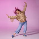 Capezio Roxy Tap Shoes - Light Denim - DanceSupplies.com