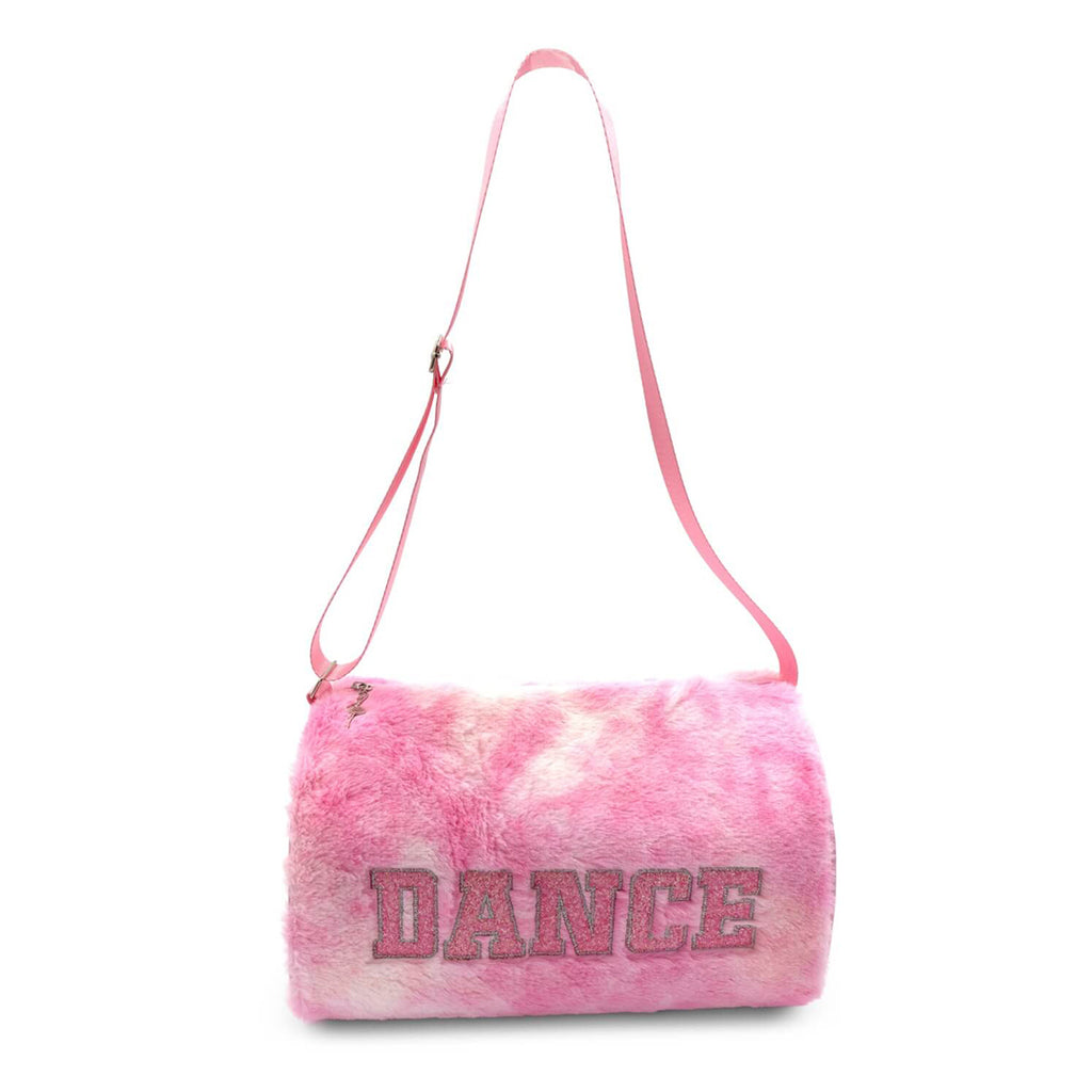 Capezio Faux Fur Dance Duffel Bag Pink  - DanceSupplies.com
