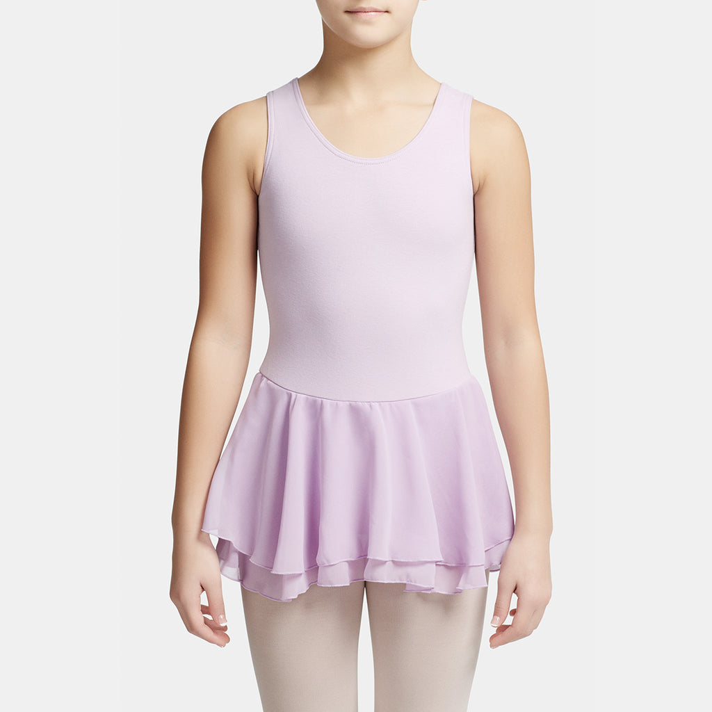 Capezio Double Layer Skirt Tank Dress Toddler Lavender - DanceSupplies.com