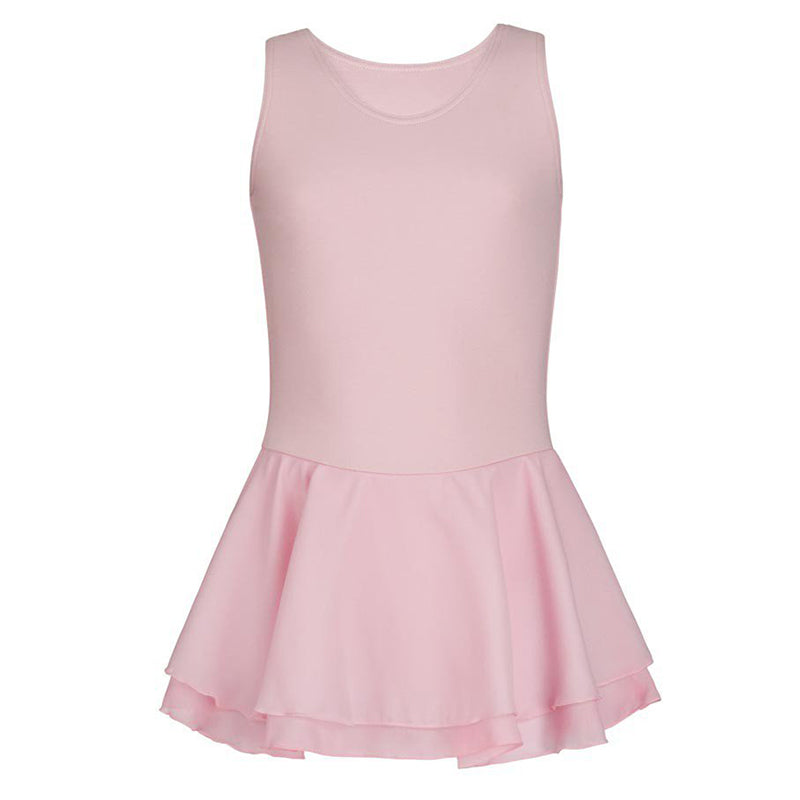 Capezio Double Layer Skirt Tank Dress Toddler Pink - DanceSupplies.com
