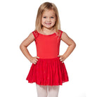 Capezio Girls Take A Bow Brava Dress Child S Red - DanceSupplies.com