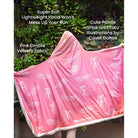 Covet Pointe Shoes and Tutus Hooded Blanket - DanceSupplies.com