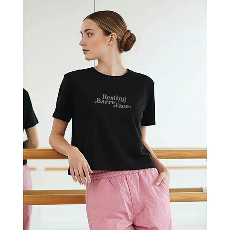 Covet Resting Barre Face Tee - DanceSupplies.com