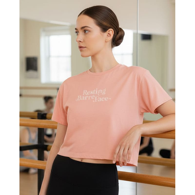 Covet Resting Barre Face Tee - DanceSupplies.com