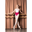 Danse de Paris Demi Moulin Leotard - Blush Rose   - DanceSupplies.com