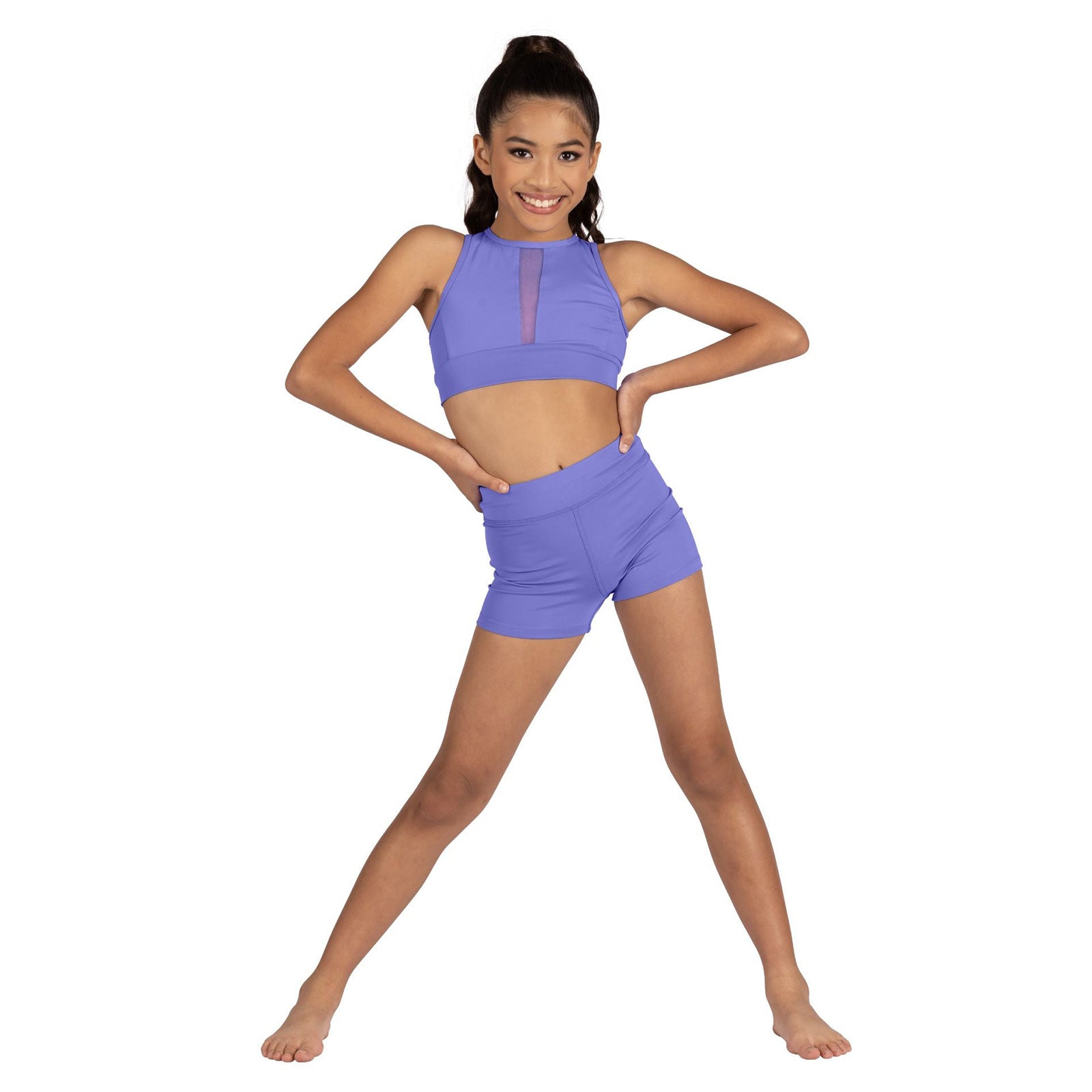 りん様 （V＆Lavov＆Band＆DancePracticeBehind） Danznmotion Child Rue Top | DanceSupplies.com