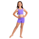 Danznmotion Child Coty Bra Top Child 4-6 Bright Lavender - DanceSupplies.com