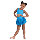 Danznmotion Child Ryder Skort Child 6X-7 Blue Lagoon - DanceSupplies.com