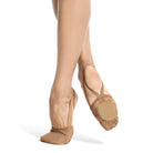 Danznmotion Canvas Second Skin Half Sole Adult XXS Dark Sand - DanceSupplies.com