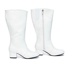 Danznmotion Gotham Dolly Knee-High Majorette Boots Adult 4 Medium White- DanceSupplies.com