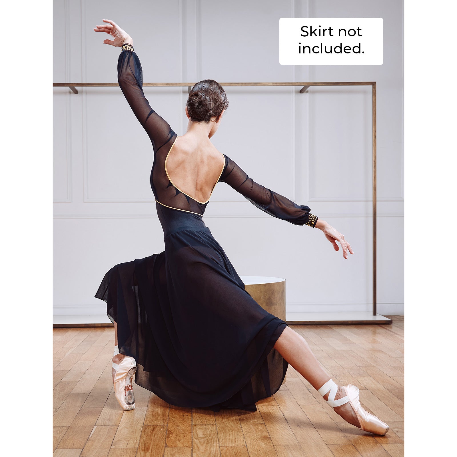 DellaLo' Golden Label Venere Long-Sleeve Leotard | DanceSupplies.com