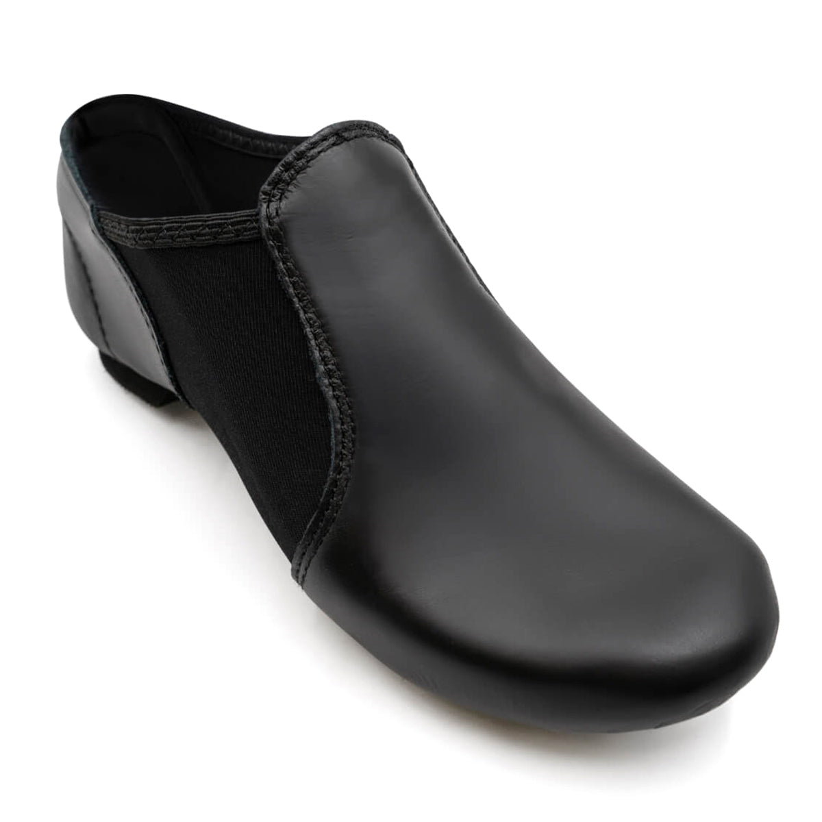 Capezio E-Series Jazz Slip On Jazz Shoes - Black   - DanceSupplies.com