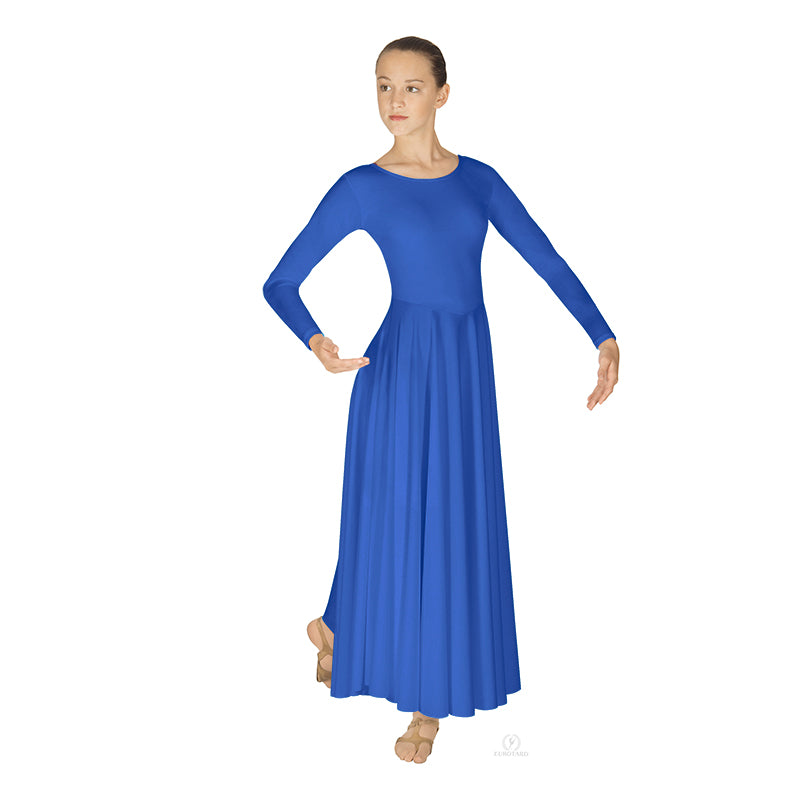 Eurotard Simplicity Liturgical Dress Adult S Royal - DanceSupplies.com