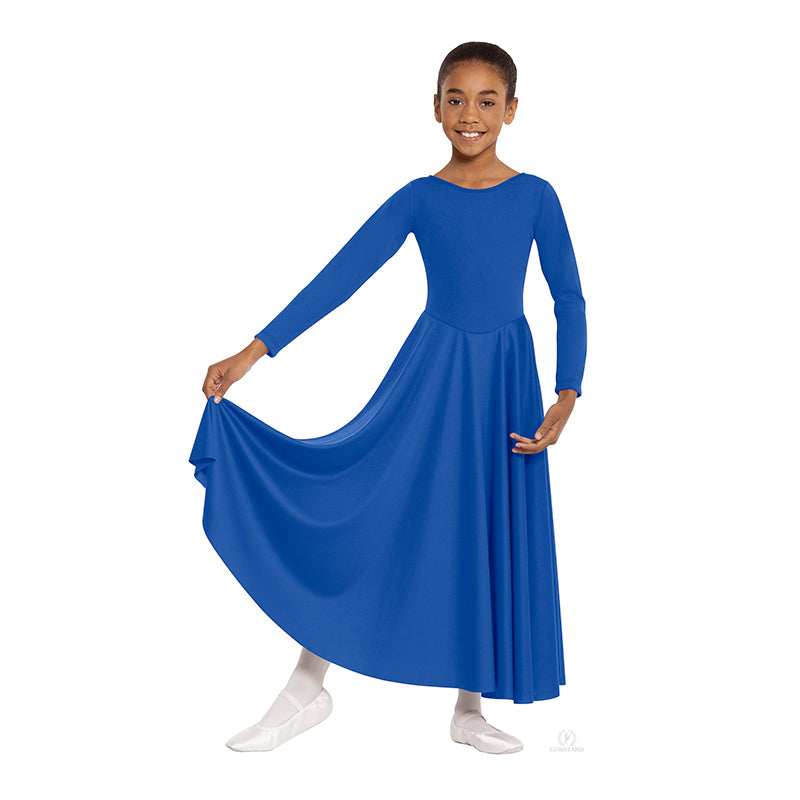 Eurotard Simplicity Liturgical Dress Child S Royal - DanceSupplies.com