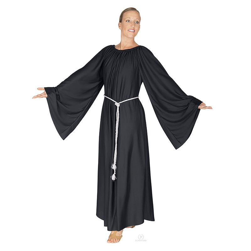 Eurotard Angel Dress Adult S Black - DanceSupplies.com