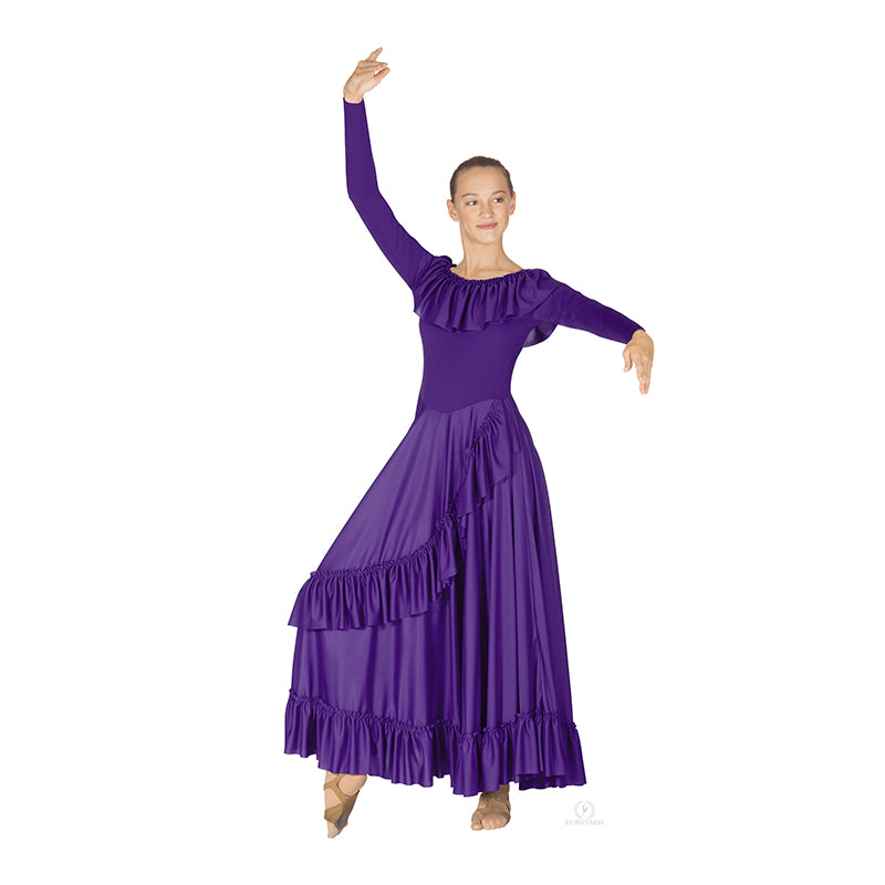 Eurotard Revelation Dress Child M Purple - DanceSupplies.com