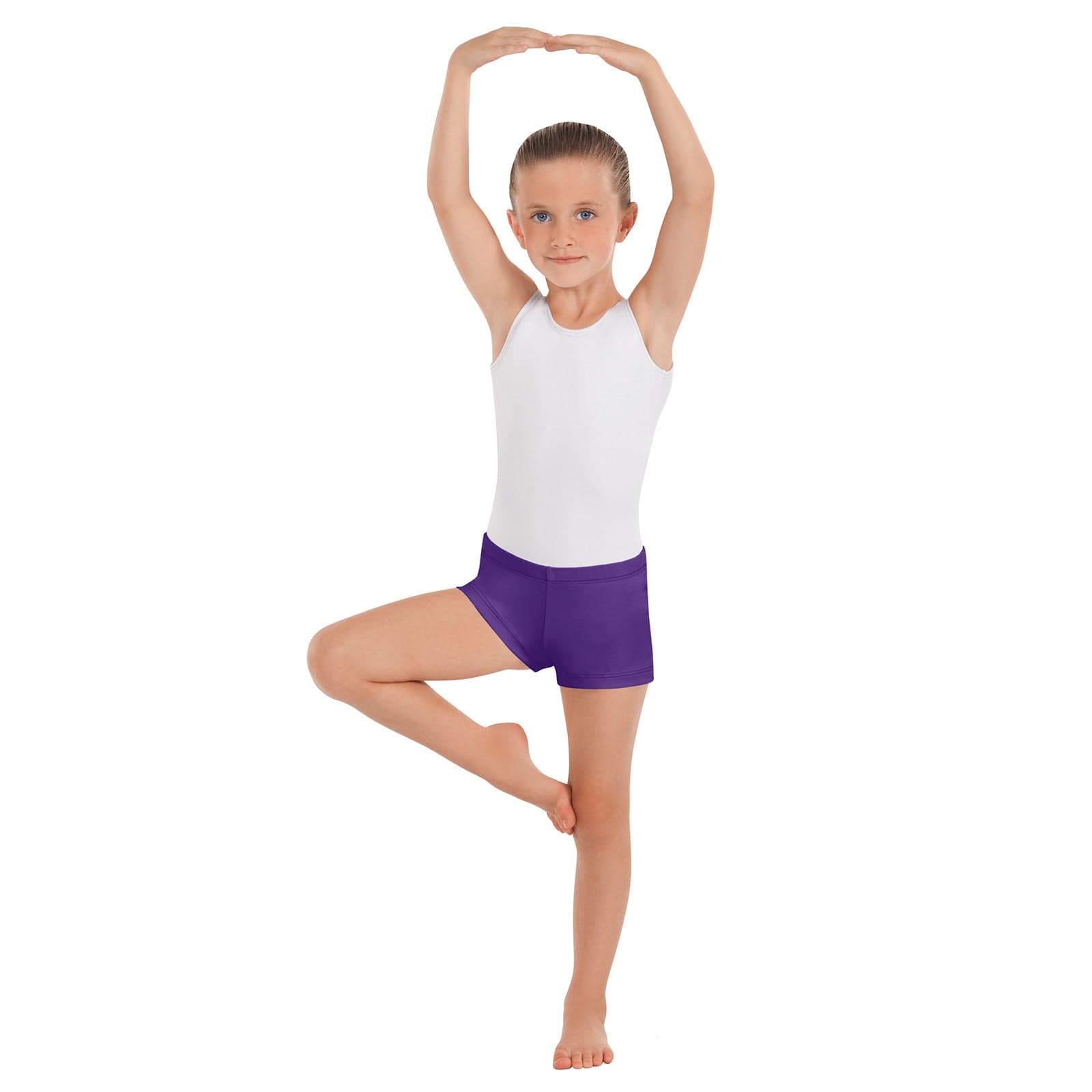 Eurotard Child's Shorts Child L Purple - DanceSupplies.com