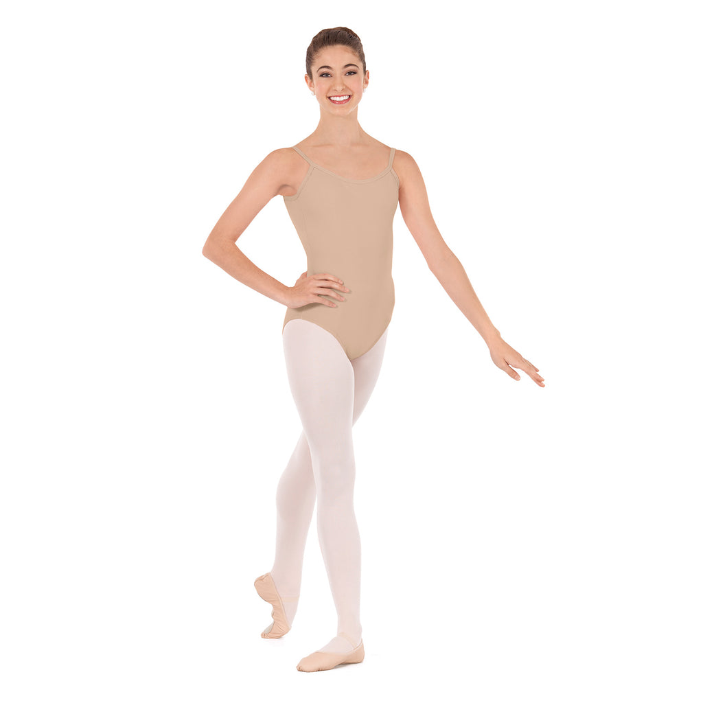 Eurotard Adult Adjustable Camisole Leotard Adult XS Nude - DanceSupplies.com