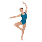 Eurotard Adult Arrow Mesh Tank Leotard - DanceSupplies.com