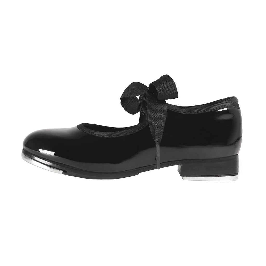 Eurotard Child's Lindy Tap Shoes - Black Infant 7 Black - DanceSupplies.com