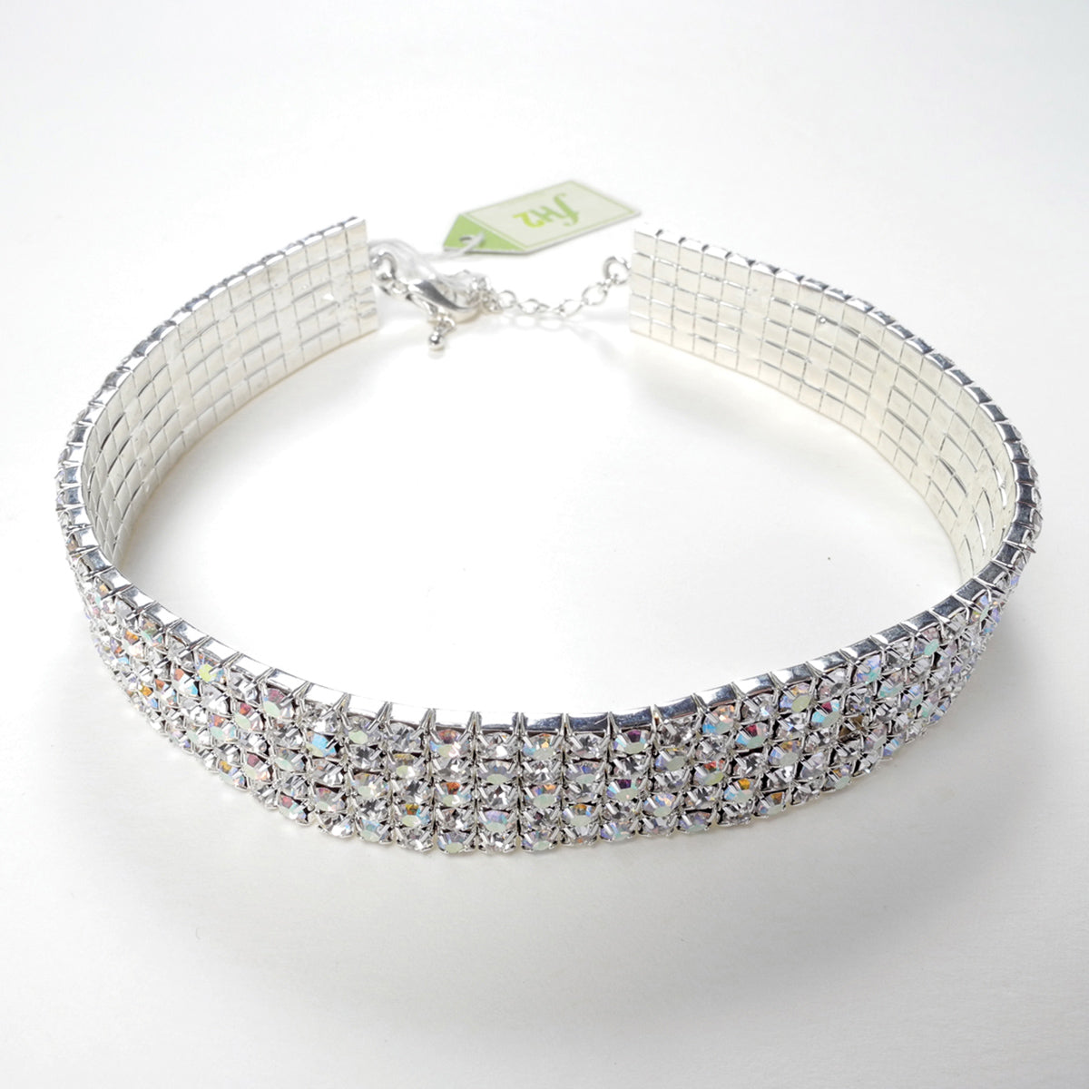 FH2 Stretch Rhinestone Choker - 5 Rows - DanceSupplies.com