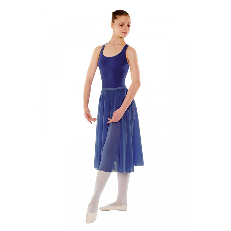 Freed Circular Chiffon Skirt Waist 24" / Length 24" Royal - DanceSupplies.com