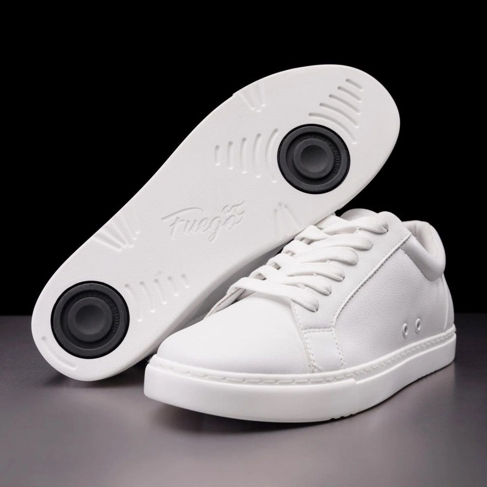 Fuego Adult Low-Top Dance Sneakers - White | DanceSupplies.com