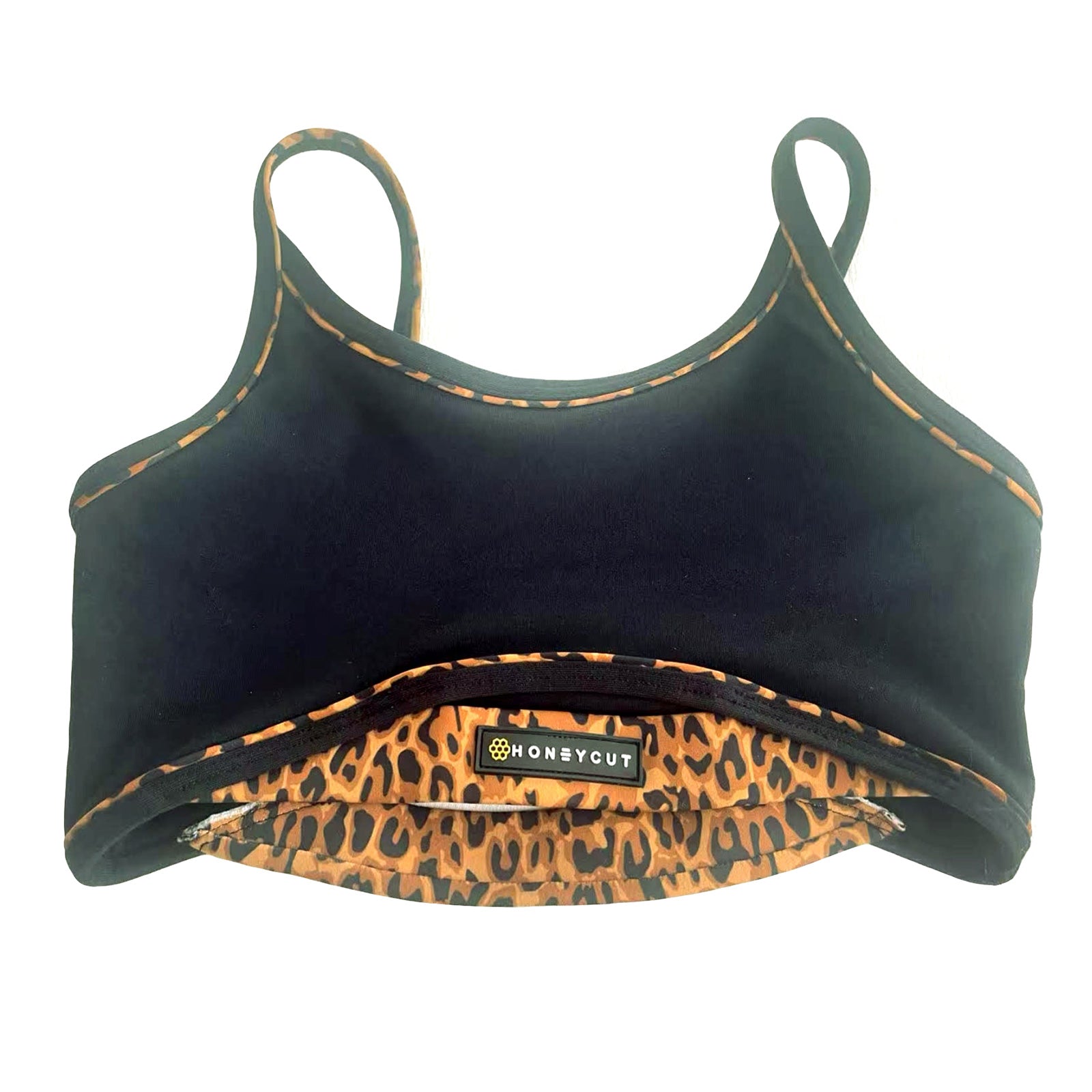 Honeycut Impact Top Child M Cheetah - DanceSupplies.com