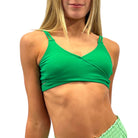 Honeycut Classic Wrap Top Child M Shamrock - DanceSupplies.com