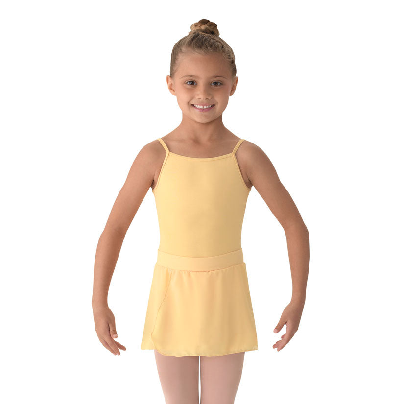 Mirella Girl's Solid Color Skirt Child S Buttercup - DanceSupplies.com