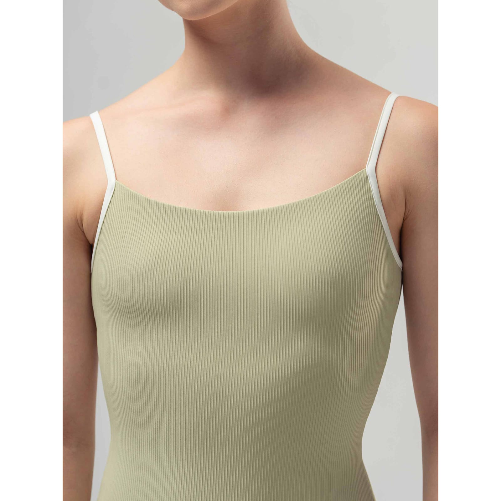 Mara Cala Leotard Adult XS Light Olive - DanceSupplies.com